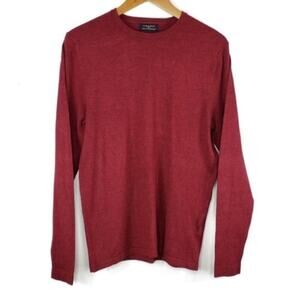 Zara Man Basic Crew Neck Long Sleeve Knit Pullover Sweater Size M